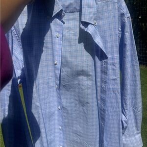 Men's Blue Checkered Shirt